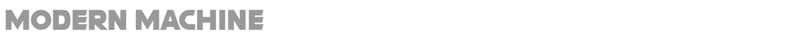 Modern Machine font preview